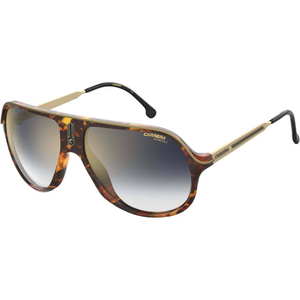 Carrera Unisex Sunglasses - Havana Metal Frame Blue sf Gold sp Lens | SAFARI65 86 ,