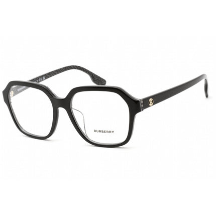 Burberry Women's Eyeglasses - Black Print Crystal Geometric Frame | 0BE2358F 3977 ,