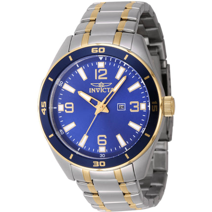 Invicta Men's Watch - Pro Diver Quartz Blue Dial Two Tone Steel Bracelet | 46670 ,