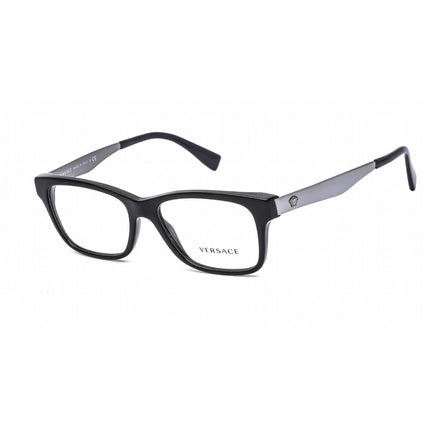 Versace Men's Eyeglasses - Black Plastic Rectangular Full Rim Frame | VE3245 5238 ,
