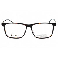 Hugo Boss Men's Eyeglasses - Havana Matte Black Full Rim Frame | BOSS 1642 02OS 00 ,