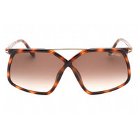 Tom Ford Women's Sunglasses - Dark Havana Square Shape Full Rim Frame | FT1038 52F ,