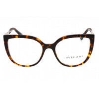 Bvlgari Women's Eyeglasses - Havana Plastic Full Rim Cat Eye Frame | 0BV4214B 504 ,