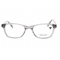 Nine West Women's Eyeglasses - Crystal Grey Acetate Rectangular Frame | NW5199 014 ,