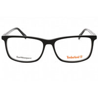 Timberland Men's Eyeglasses - Shiny Black Rectangular Full Rim Frame | TB1775 001 ,