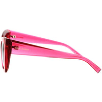 Saint Laurent Women's Sunglasses - Pink Acetate Cat Eye Frame Black Lens | SL552 004 ,