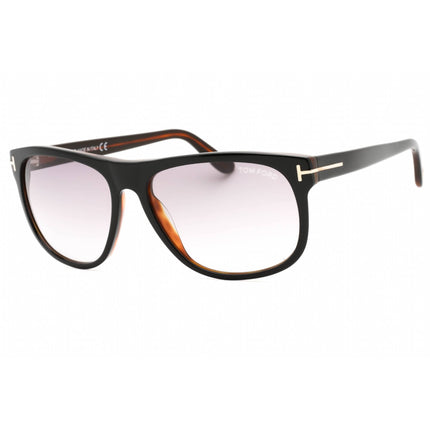 Tom Ford Men's Sunglasses - Shiny Black Acetate Rectangular Full Rim | FT0236 05B ,