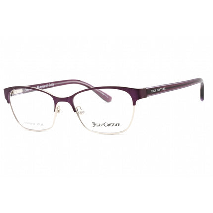 Juicy Couture Women's Eyeglasses - Violet Rectangular Metal Frame | JU 214 0B3V 00 ,
