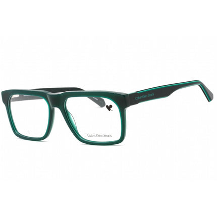 Calvin Klein Jeans Men's Eyeglasses - Dark Green Rectangular Frame | CKJ23610 301 ,