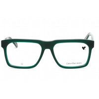 Calvin Klein Jeans Men's Eyeglasses - Dark Green Rectangular Frame | CKJ23610 301 ,