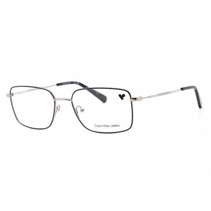 Calvin Klein Jeans Men's Eyeglasses - Light Ruthenium/Dark Blue Frame | CKJ21222 013 ,