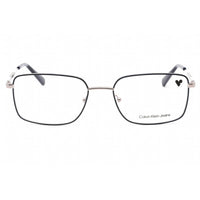 Calvin Klein Jeans Men's Eyeglasses - Light Ruthenium/Dark Blue Frame | CKJ21222 013 ,