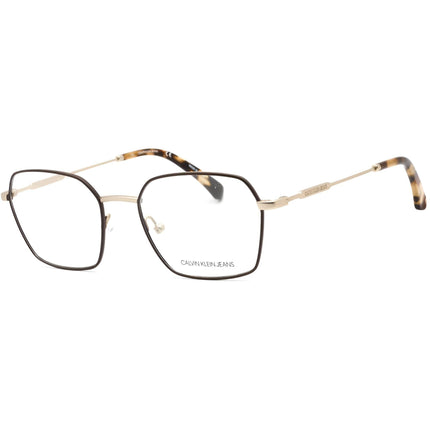 Calvin Klein Jeans Men's Eyeglasses - Satin Dark Brown Full Rim Frame | CKJ20102 201 ,