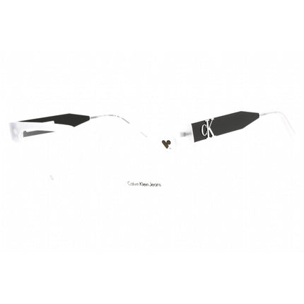 Calvin Klein Jeans Unisex Eyeglasses - Crystal Clear Plastic Frame | CKJ23619 971 ,