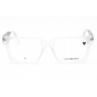 Calvin Klein Jeans Unisex Eyeglasses - Crystal Clear Plastic Frame | CKJ23619 971 ,