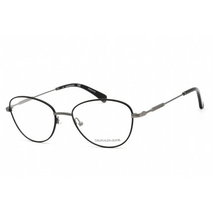 Calvin Klein Jeans Unisex Eyeglasses - Satin Black Frame Clear Lens | CKJ20103 001 ,