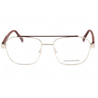 Calvin Klein Jeans Unisex Eyeglasses - Silver/Cargo Frame | CKJ19301 046 ,