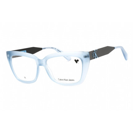 Calvin Klein Jeans Women's Eyeglasses - Azure Plastic Rectangular Frame | CKJ23618 410 ,