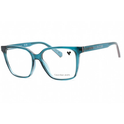 Calvin Klein Jeans Women's Eyeglasses - Petrol Square Plastic Frame | CKJ21639 432 ,