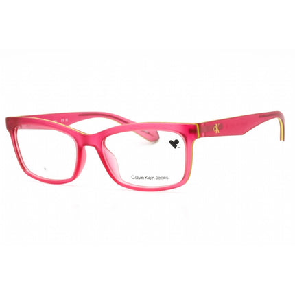 Calvin Klein Jeans Women's Eyeglasses - Rose Full Rim Rectangular Frame | CKJ23613 671 ,