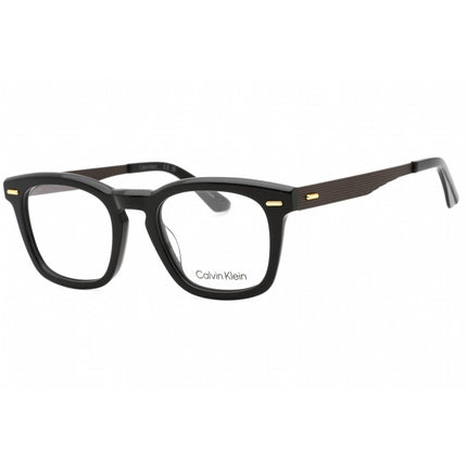 Calvin Klein Men's Eyeglasses - Black Plastic Full Rim Rectangular Frame | CK21517 001 ,