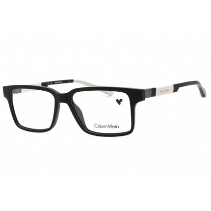 Calvin Klein Men's Eyeglasses - Black Plastic Full Rim Rectangular Frame | CK23550 001 ,