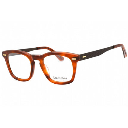 Calvin Klein Men's Eyeglasses - Blonde Havana Plastic Frame Clear Lens | CK21517 213 ,
