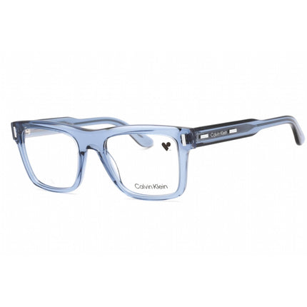 Calvin Klein Men's Eyeglasses - Blue Rectangular Frame Clear Lens | CK23519 414 ,