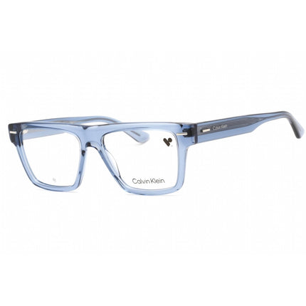 Calvin Klein Men's Eyeglasses - Blue Rectangular Frame Clear Lens | CK23522 414 ,