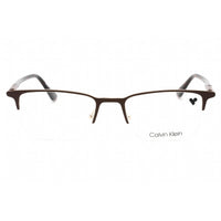 Calvin Klein Men's Eyeglasses - Clear Demo Lens Brown Rectangular Frame | CK22118 200 ,