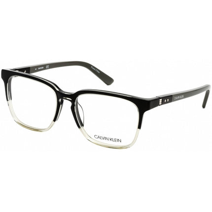 Calvin Klein Men's Eyeglasses - Crystal Smoke/Black Rectangular Frame | CK19511 072 ,