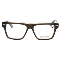 Calvin Klein Men's Eyeglasses - Grey Plastic Full Rim Rectangular Frame | CK23522 035 ,
