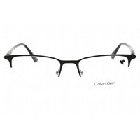 Calvin Klein Men's Eyeglasses - Matte Black Half Rim Rectangular Frame | CK22118 002 ,