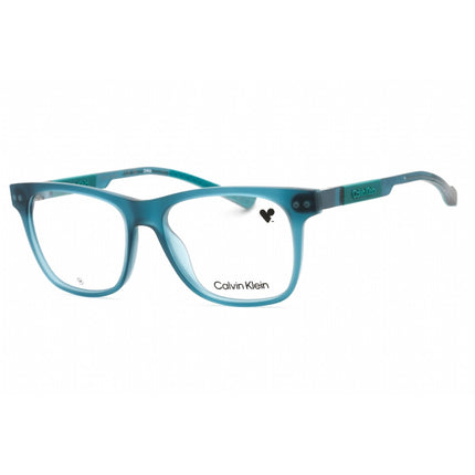 Calvin Klein Men's Eyeglasses - Petrol Rectangular Frame Clear Lens | CK23521 431 ,