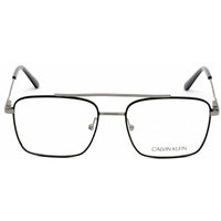 Calvin Klein Men's Eyeglasses - Satin Black Metal Frame Clear Lens | CK19104 001 ,