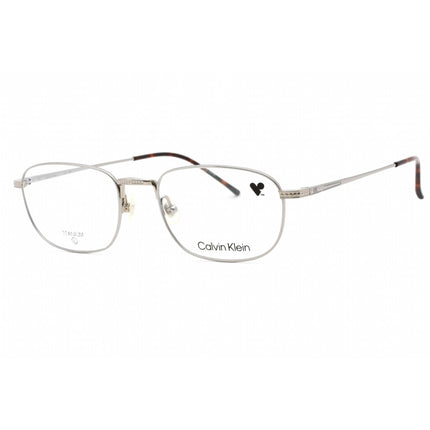 Calvin Klein Men's Eyeglasses - Silver Titanium Full Rim Rectangular | CK23112T 045 ,