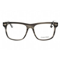 Calvin Klein Men's Eyeglasses - Striped Grey Full Rim Rectangular Frame | CK22538 023 ,