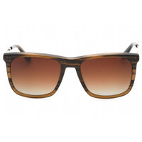 Calvin Klein Men's Sunglasses - Striped Brown Rectangular Plastic Frame | CK22536S 240 ,