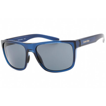 Calvin Klein Retail Men's Sunglasses - Deep Transparent Blue Full Rim | CK22556S 406 ,