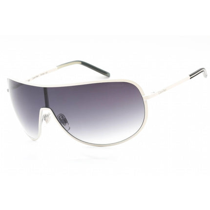 Calvin Klein Retail Men's Sunglasses - White Metal Full Rim Shield Frame | R120S 103 ,