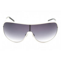 Calvin Klein Retail Men's Sunglasses - White Metal Full Rim Shield Frame | R120S 103 ,