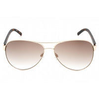 Calvin Klein Retail Unisex Sunglasses - Golden Full Rim Aviator Frame | R356S 718 ,