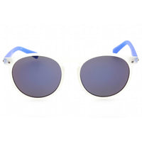 Calvin Klein Retail Unisex Sunglasses - Matte Crystal Clear Round Frame | R740S 971 ,