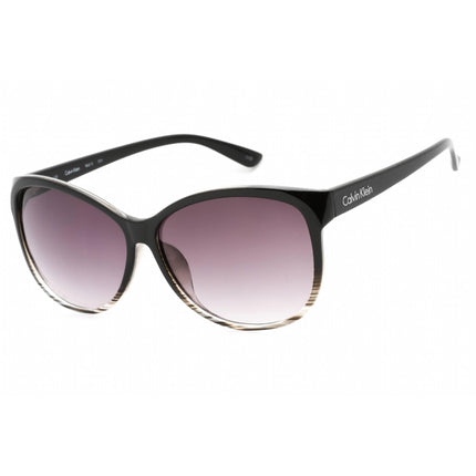 Calvin Klein Retail Women's Sunglasses - Black Horn Plastic Full Rim Frame | R661S 004 ,