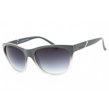 Calvin Klein Retail Women's Sunglasses - Grey Two Tone Square Shape Frame | R655S 024 ,