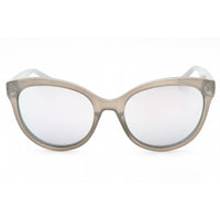 Calvin Klein Retail Women's Sunglasses - Milky Gray Full Rim Round Frame | R735S 033 ,