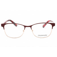 Calvin Klein Women's Eyeglasses - Berry Full Rim Metal Frame Clear Lens | CK19305 654 ,