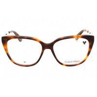 Calvin Klein Women's Eyeglasses - Havana Plastic Full Rim Cat Eye Frame | CK23520 240 ,