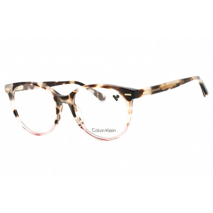 Calvin Klein Women's Eyeglasses - Ivory Tortoise Full Rim Round Frame | CK21710 111 ,