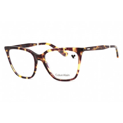 Calvin Klein Women's Eyeglasses - Violet Havana Plastic Full Rim Frame | CK23513 528 ,